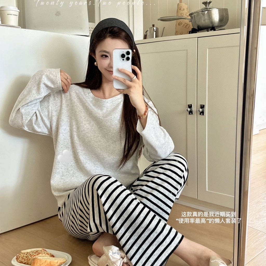 SET BỘ NGỦ QUẦN KẺ 4 MÀU QC NỮ