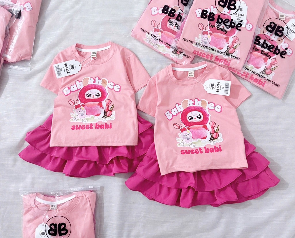SET BB3 BA TẦNG CHO BÉ GÁI SẴN (XẢ 39k)