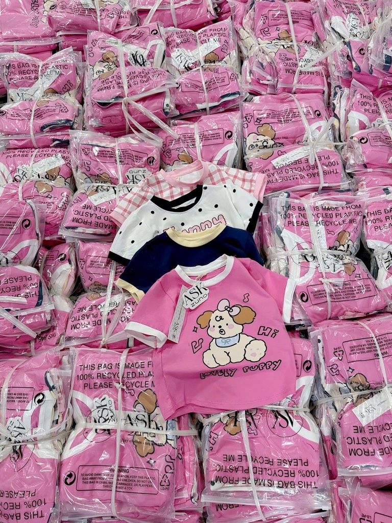 SET 4 ÁO BÉ GÁI NHIỀU MÀU SIÊU XINH