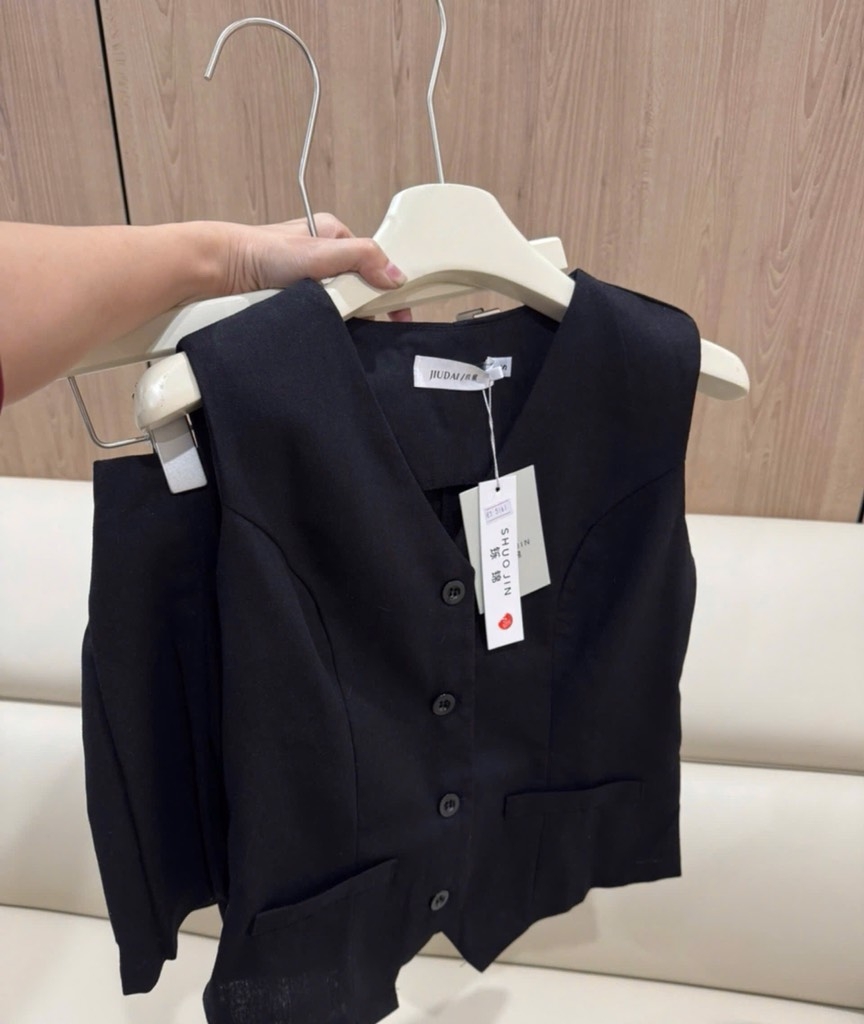 SET LINEN CÚC TRC MIXX CVAY QUẦN NỮ