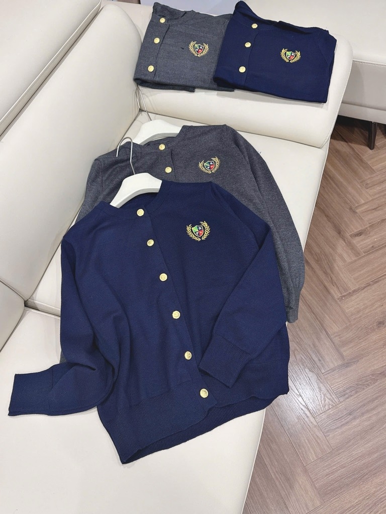 ÁO LEN CARDIGAN CÚC ĐỒNG NỮ THU ĐÔNG