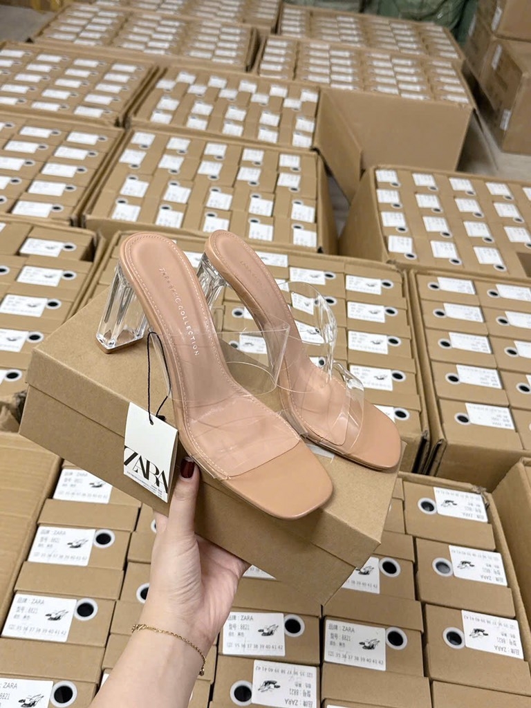 GIÀY DÉP - GUỐC QUAI TRONG ĐẾ 8CM NỮ