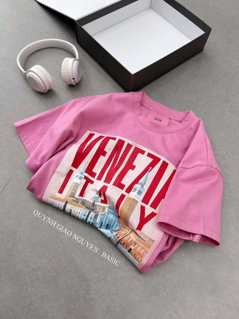 ÁO PHÔNG NỮ HỒNG VENEZIA ITALY AP718 NỮ