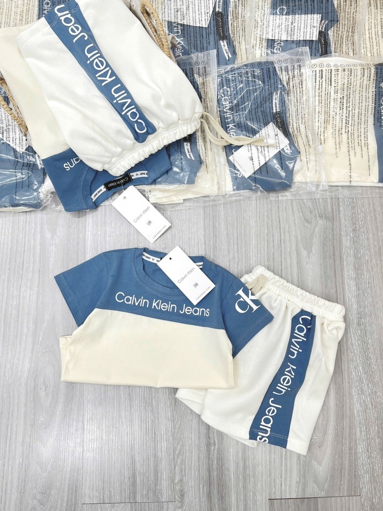 SET C.K XANH PHỐI BE CHO BÉ TRAI SẴN