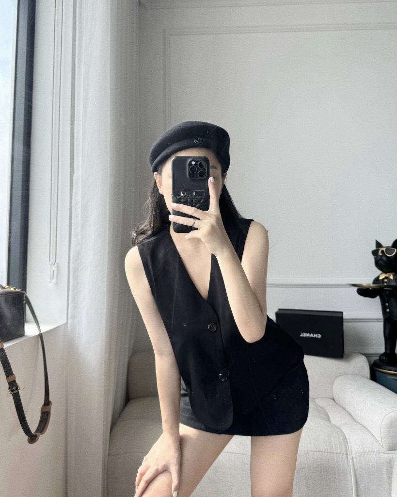 SET NỮ ÁO GILE + CHÂN VÁY ZR XUẤT (Sale 119k)