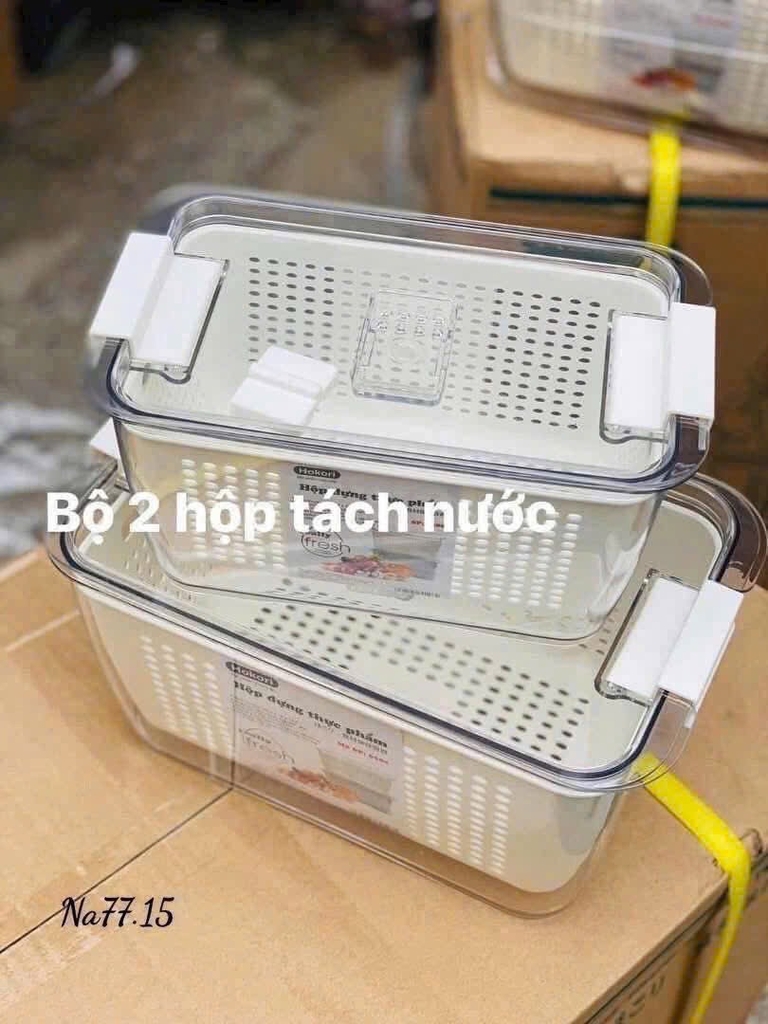 ĐỒ GIA DỤNG - SET 2 HỘP HOKORI ĐỰNG THỰC PHẨM