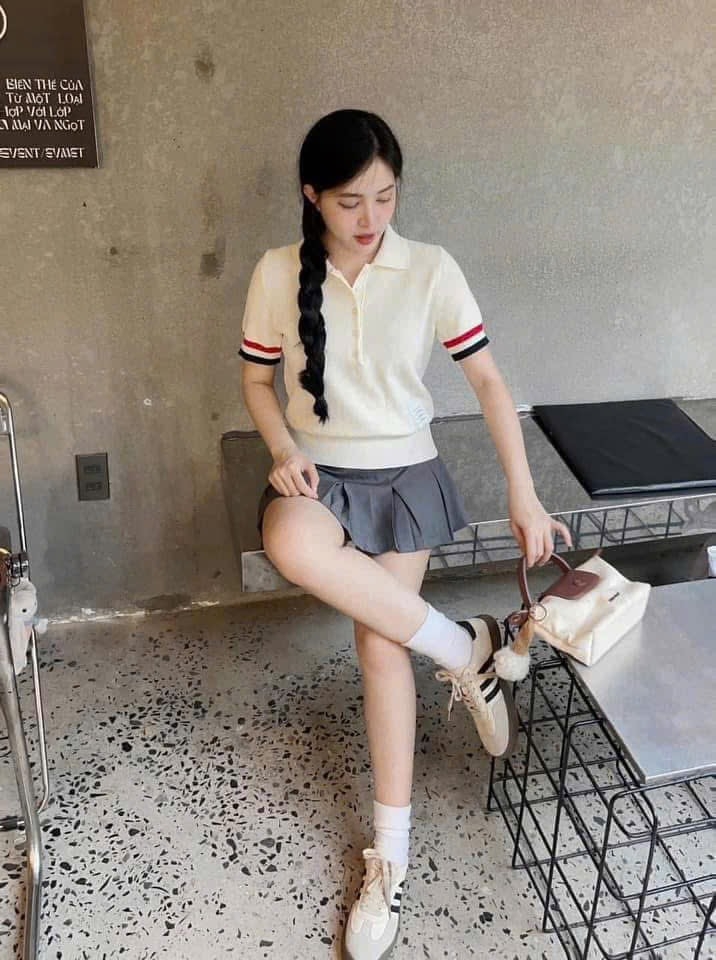 ÁO POLO LEN CỌC THOM HOT HIT NỮ SẴN