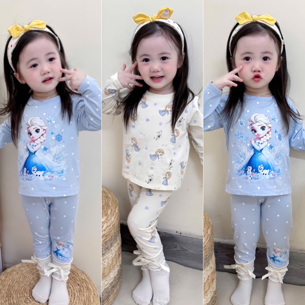 SET 2 BỘ DÀI EOSA TONE BE DƯƠNG BÉ GÁI