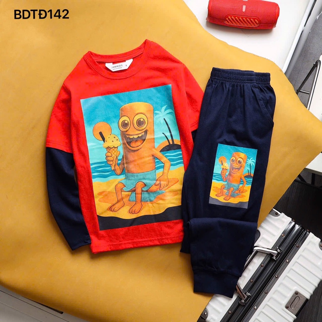 SET BỘ DÀI TAY SIZE ĐẠI 6 MÀU BÉ TRAI