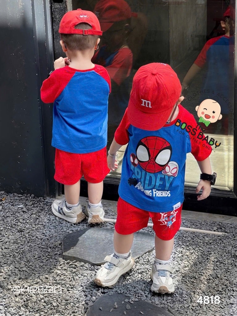 SET CỘC SPIDEY DƯƠNG ĐỎ BÉ TRAI SẴN (XẢ 39k)
