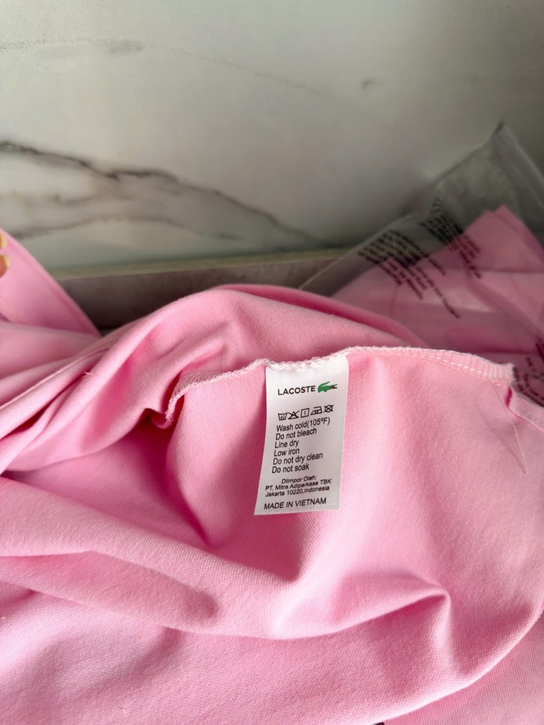 ÁO POLO CỘC MÀU PINK NỮ SẴN