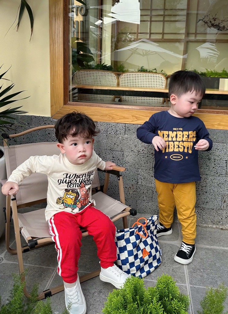 SET 2 BỘ DÀI BỌT BIỂN DÀI TAY BÉ TRAI
