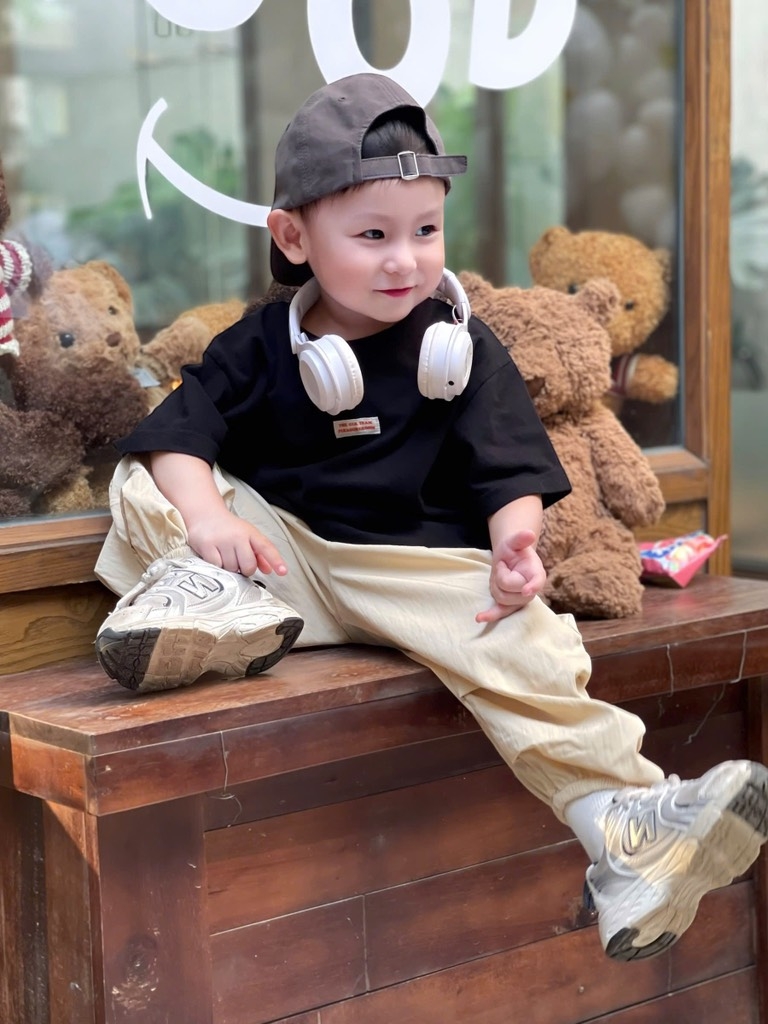 SET 3 QUẦN DÀI GIÓ TÚI HỘP ĐEN BE XÁM BÉ TRAI SẴN
