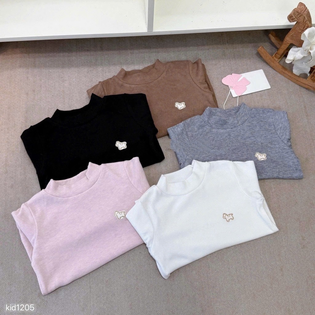 SET 3 ÁO VẢI THỎ HÀN DÀI TAY BÉ TRAI BÉ GÁI