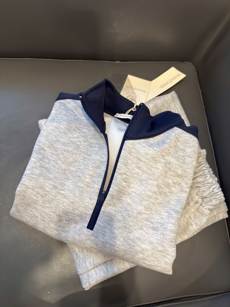 SET BỘ DÀI NỈ HAI DA XÁM VIỀN THAN NỮ THU ĐÔNG