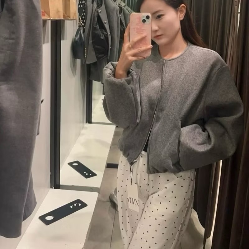 ÁO DẠ Z.R 2 LỚP CHUN GẤU NỮ
