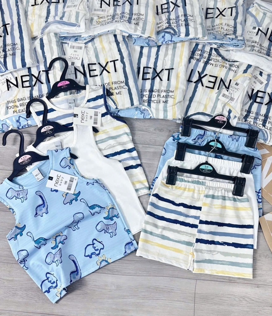 SET 3 BỘ BA LỖ THÔNG HƠI NEXT BÉ TRAI SẴN