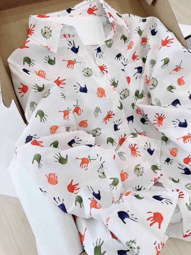ÁO SƠ MI HOẠ TIẾT NỮ
