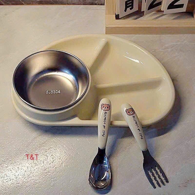 SET KHAY ĂN 4 MÓN CHO BÉ
