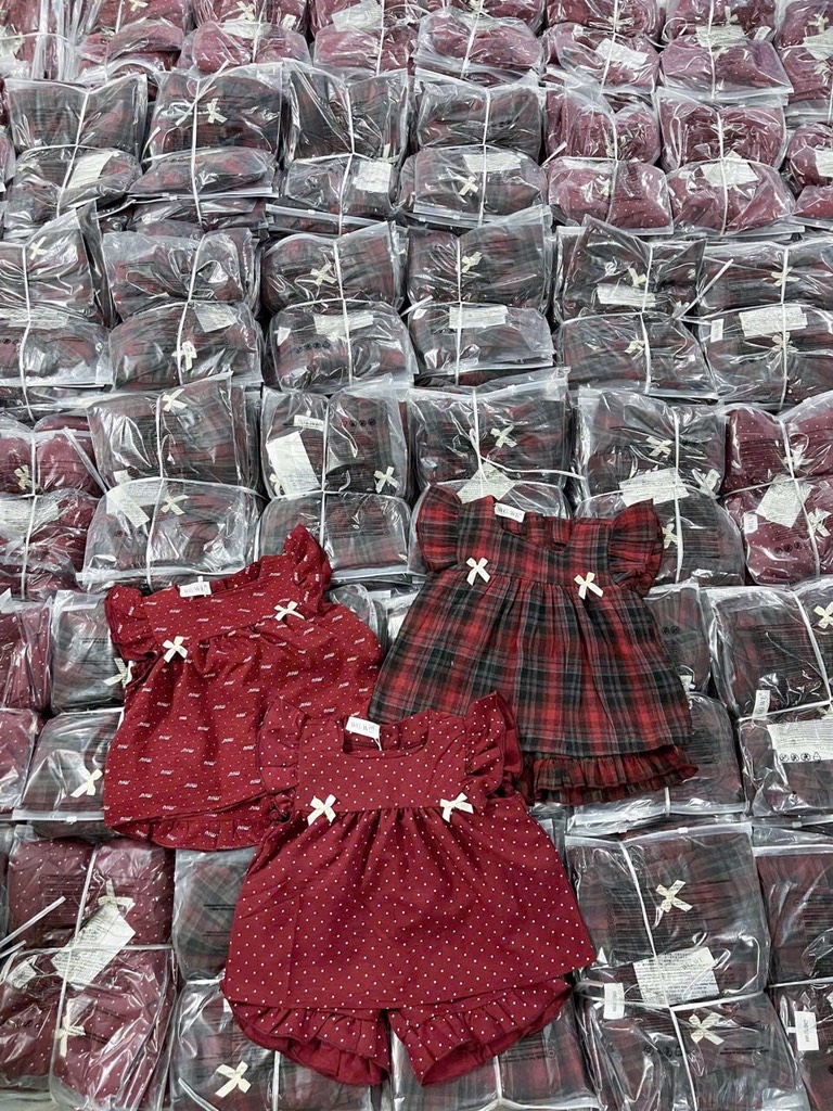 SET ĐÍNH NƠ 3 MÀU BÉ GÁI LOẠI ĐẮT SẴN (SALE 60k)
