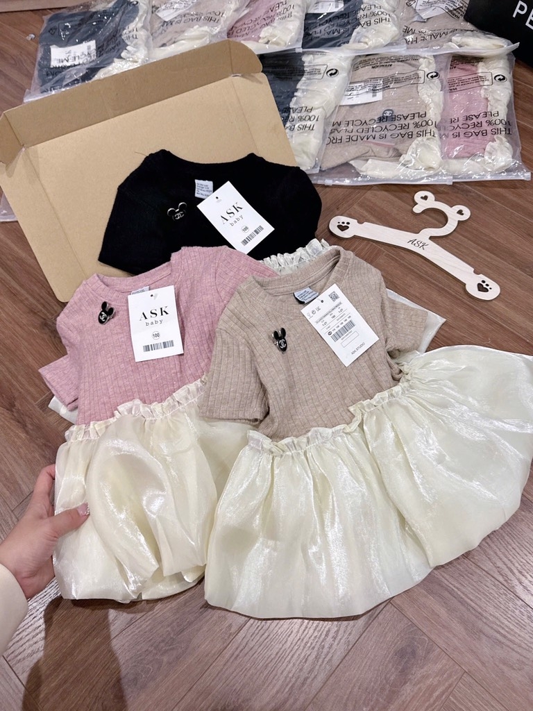 SET BỘ PHỐI BÈO BỒNG BÍ BÉ GÁI SẴN (SALE 75k)