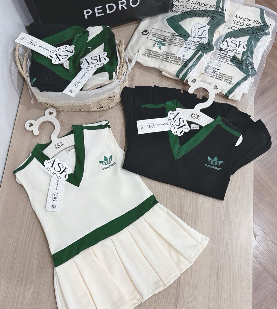 VÁY POLO BÉ GÁI BASKETBALL