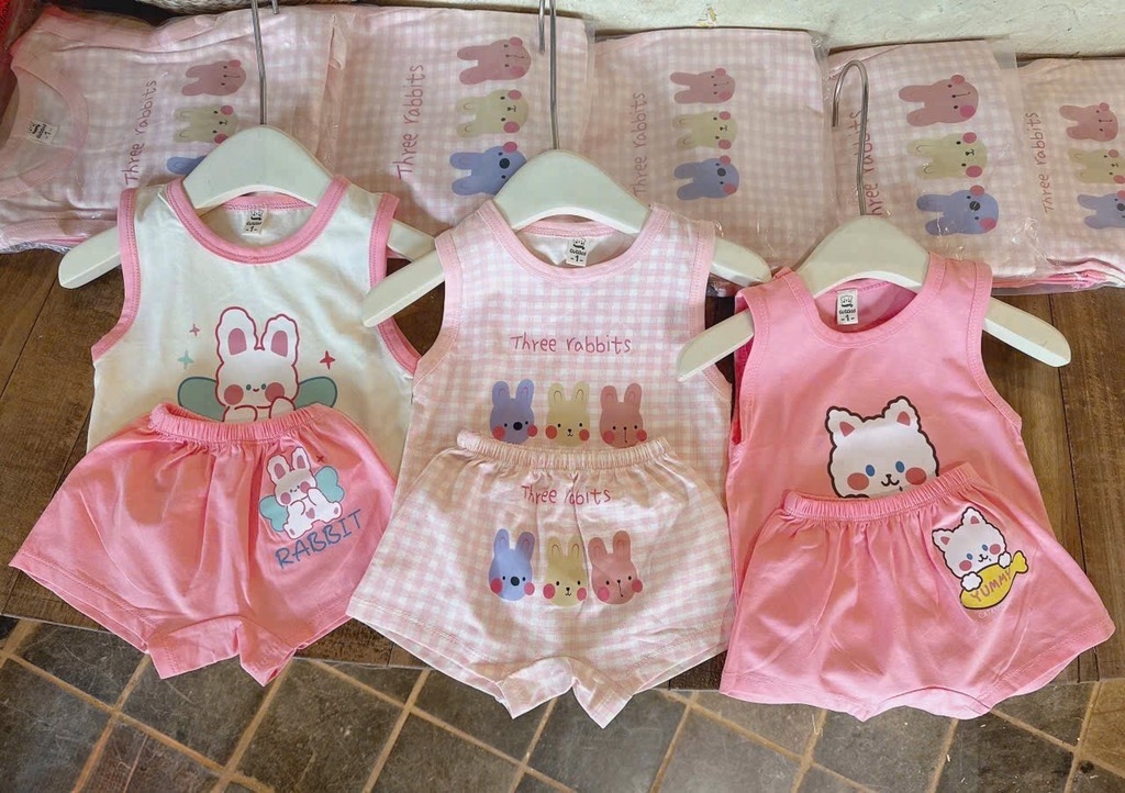 SET 3 BỘ BA LỖ THỎ YUMMY BÉ GÁI