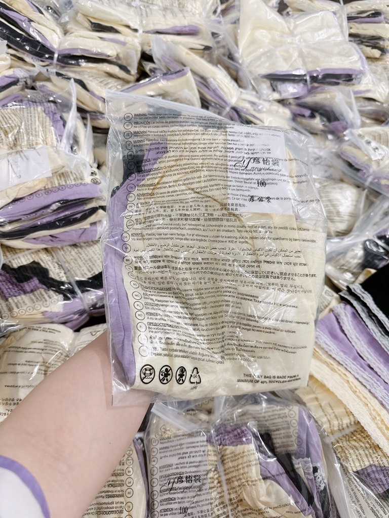 SET 3 QUẦN ỐNG RỘNG ĐEN BE TÍM BÉ GÁI SẴN (SALE 70k)