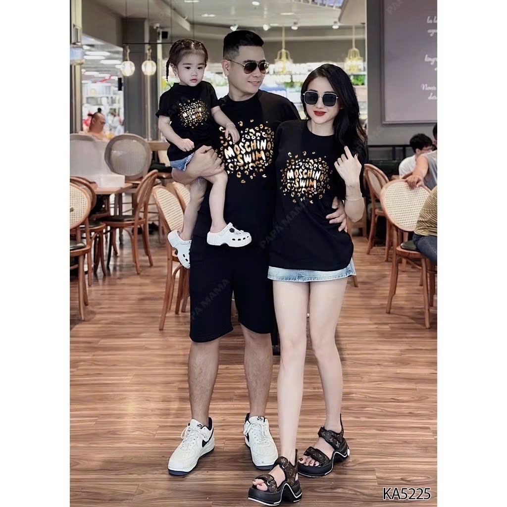 ÁO PHÔNG MOSCHINO CỘC TAY NỮ SẴN (SALE 60k)