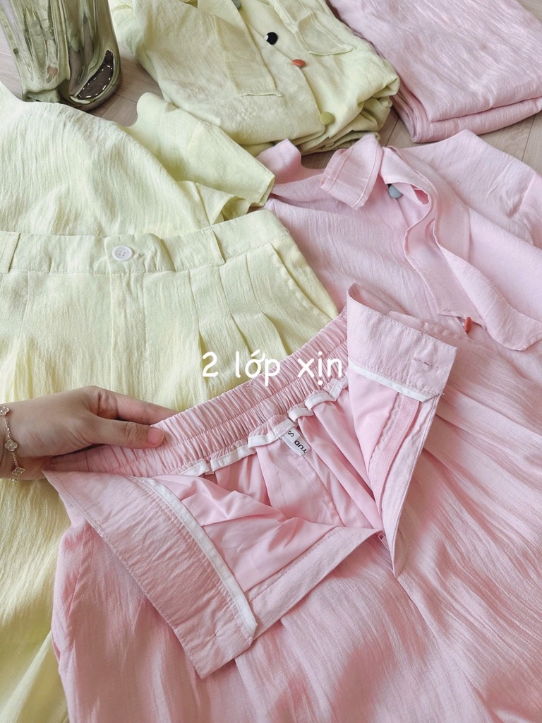 SET NƠ CÚC BỌC CỐM - HỒNG NỮ
