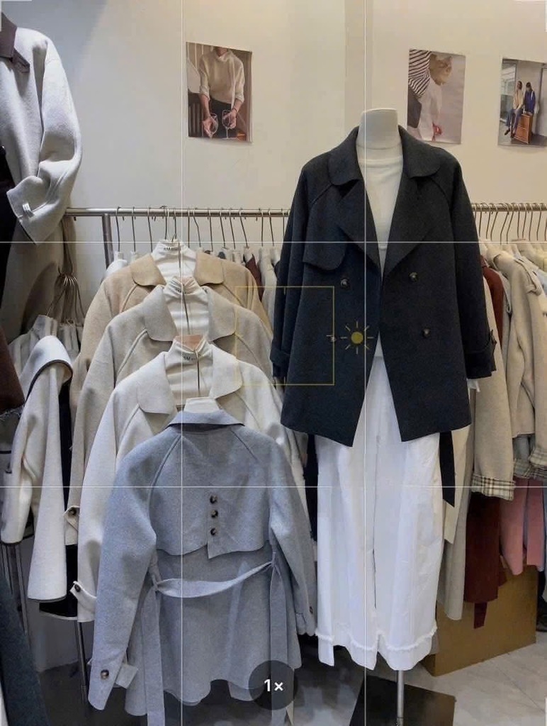 ÁO KHOÁC DẠ DÁNG CHÙM MÔNG NỮ THU ĐÔNG