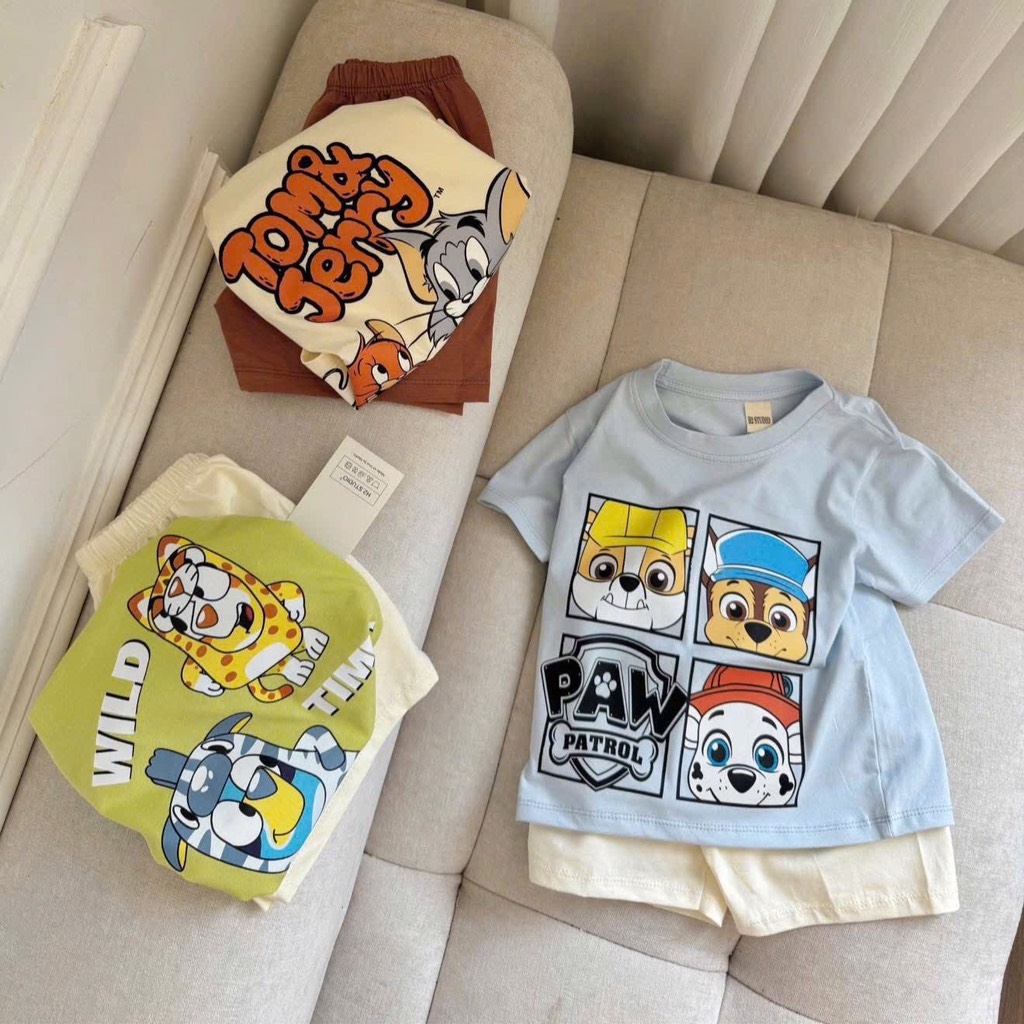 SET 3 BỘ CỘC TAY CHÓ CỨU HỘ BÉ TRAI (LOAD LẠI GIÁ)