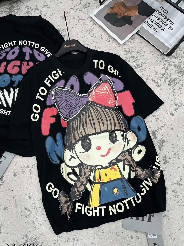 ÁO PHÔNG CÔ GÁI ĐEO NƠ NỮ SẴN