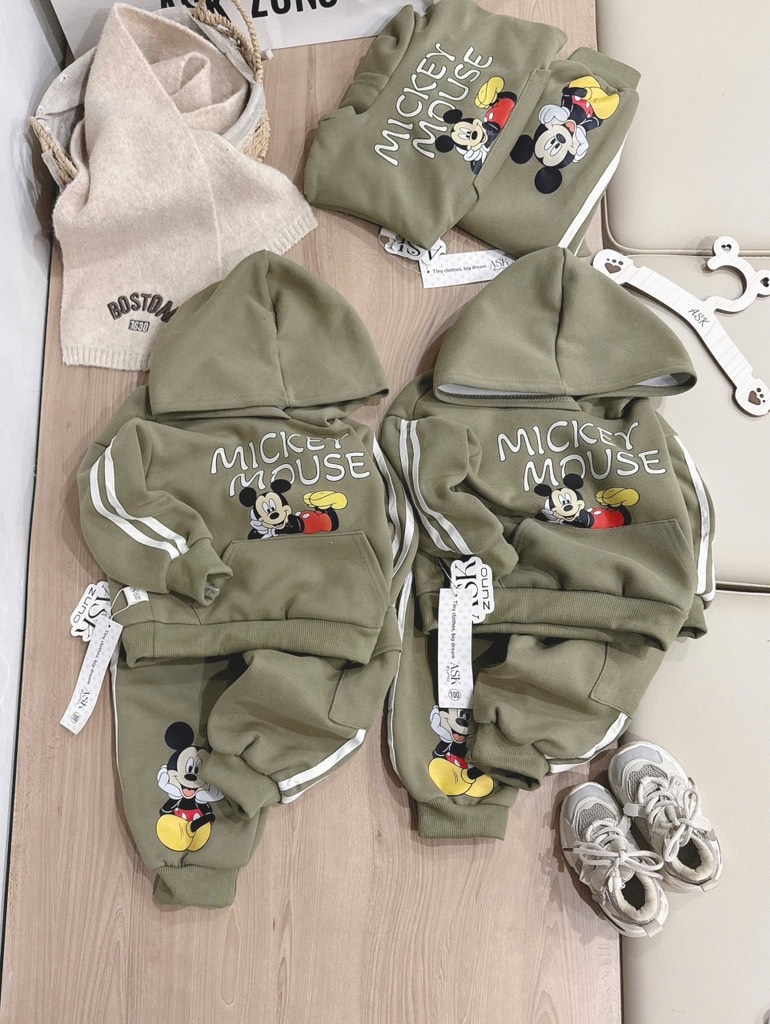 SET DÀI NỈ HAI DA RÊU MICKY BÉ TRAI