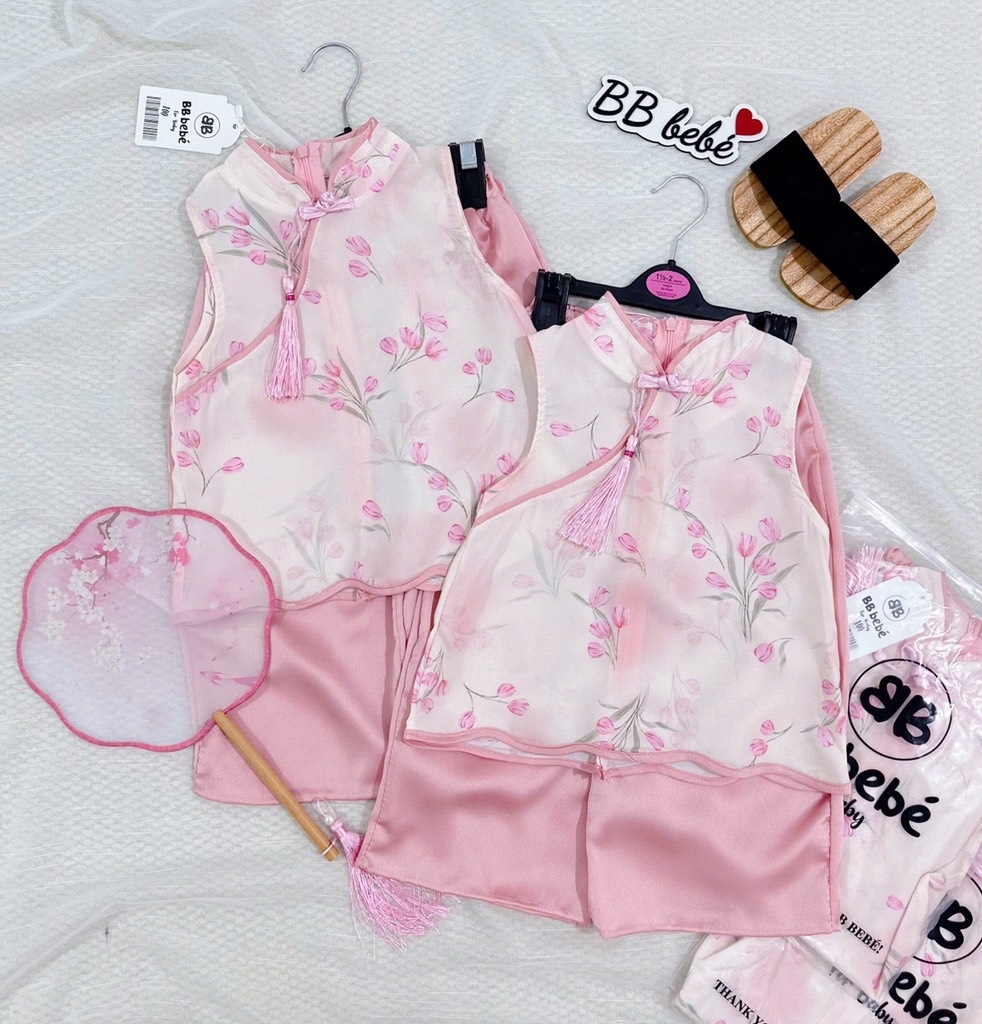 SET CÁCH TÂN HỒNG BÉ GÁI SẴN
