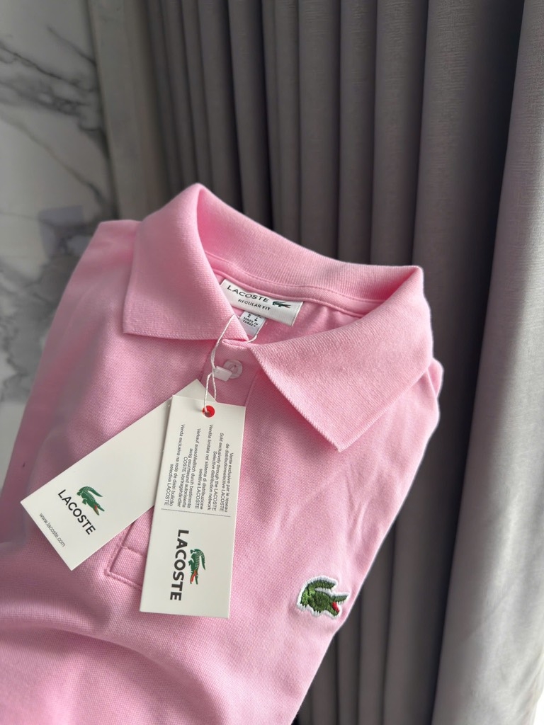 ÁO POLO CỘC MÀU PINK NỮ SẴN