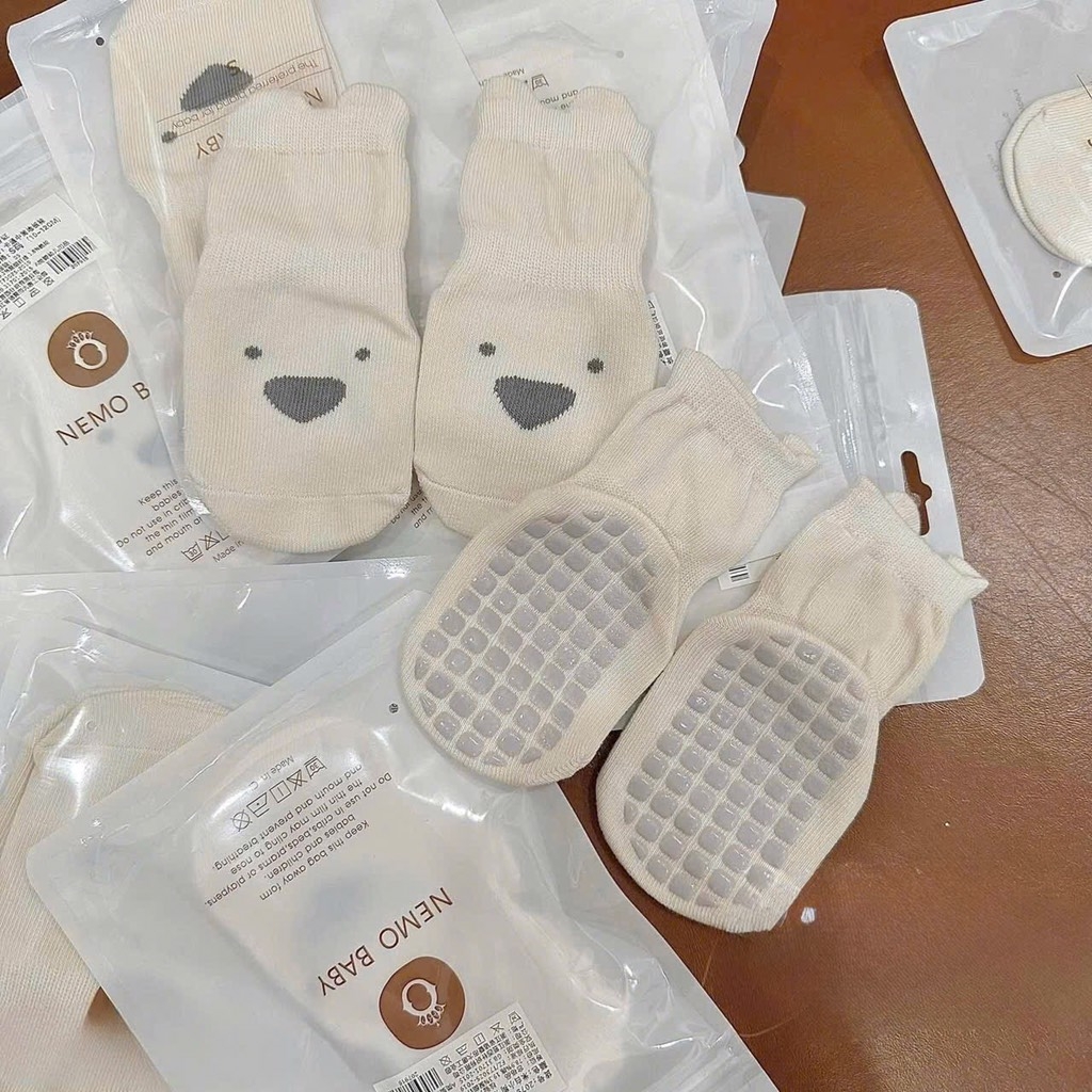 ĐỒ LÓT - SET 10 ĐÔI TẤT CHỐNG TRƠN DỄ THƯƠNG BÉ TRAI BÉ GÁI