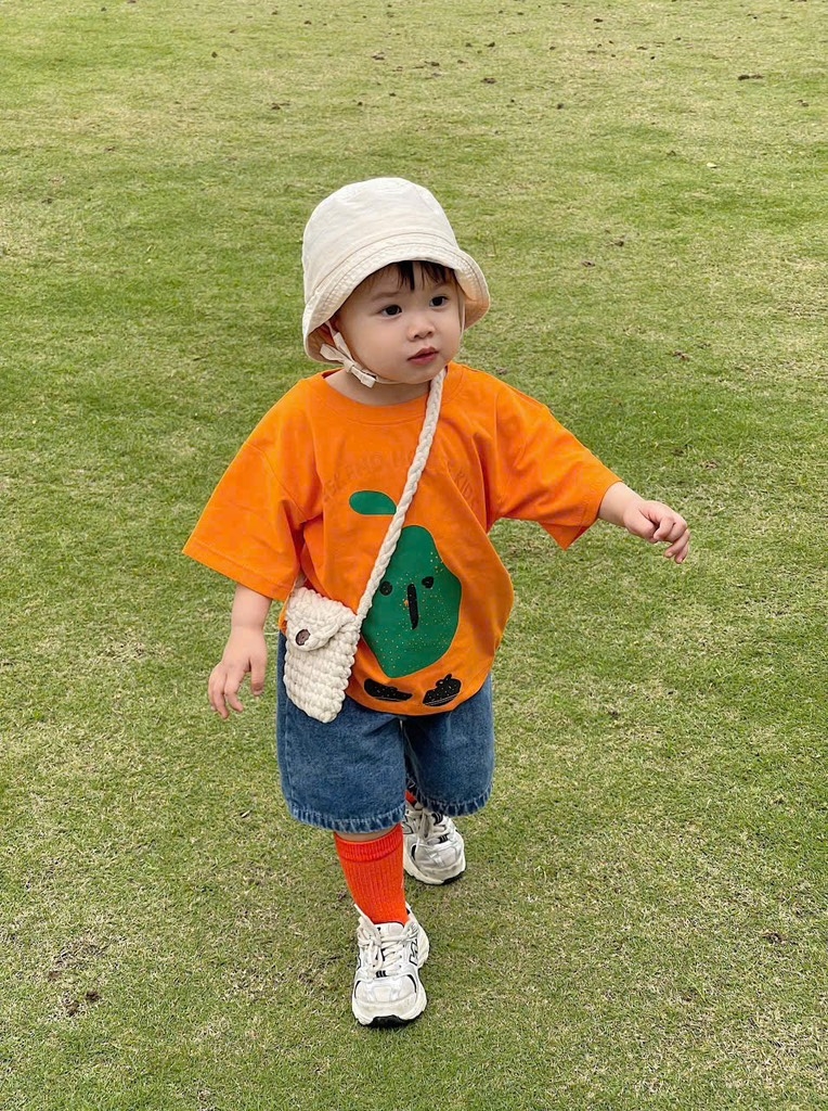 SET 3 ÁO HỔ CAM XANH TRẮNG BÉ TRAI SẴN(XẢ 75k)
