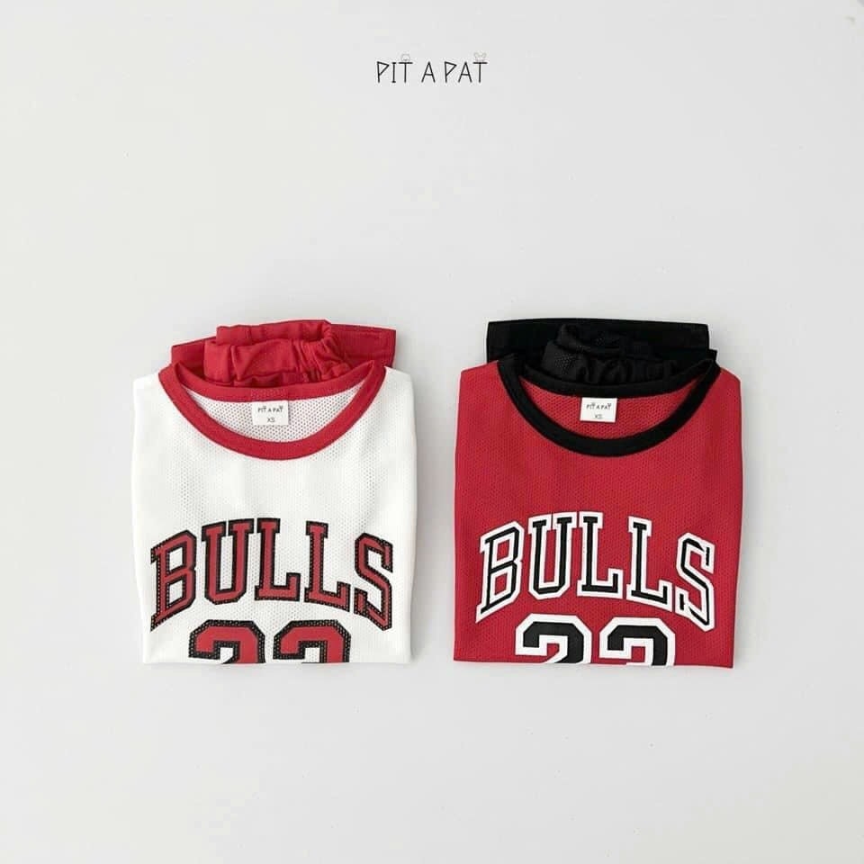 SET 2BỘ BÓNG RỔ BULL 23 CHO BÉ TRAI SẴN (XẢ 69k)