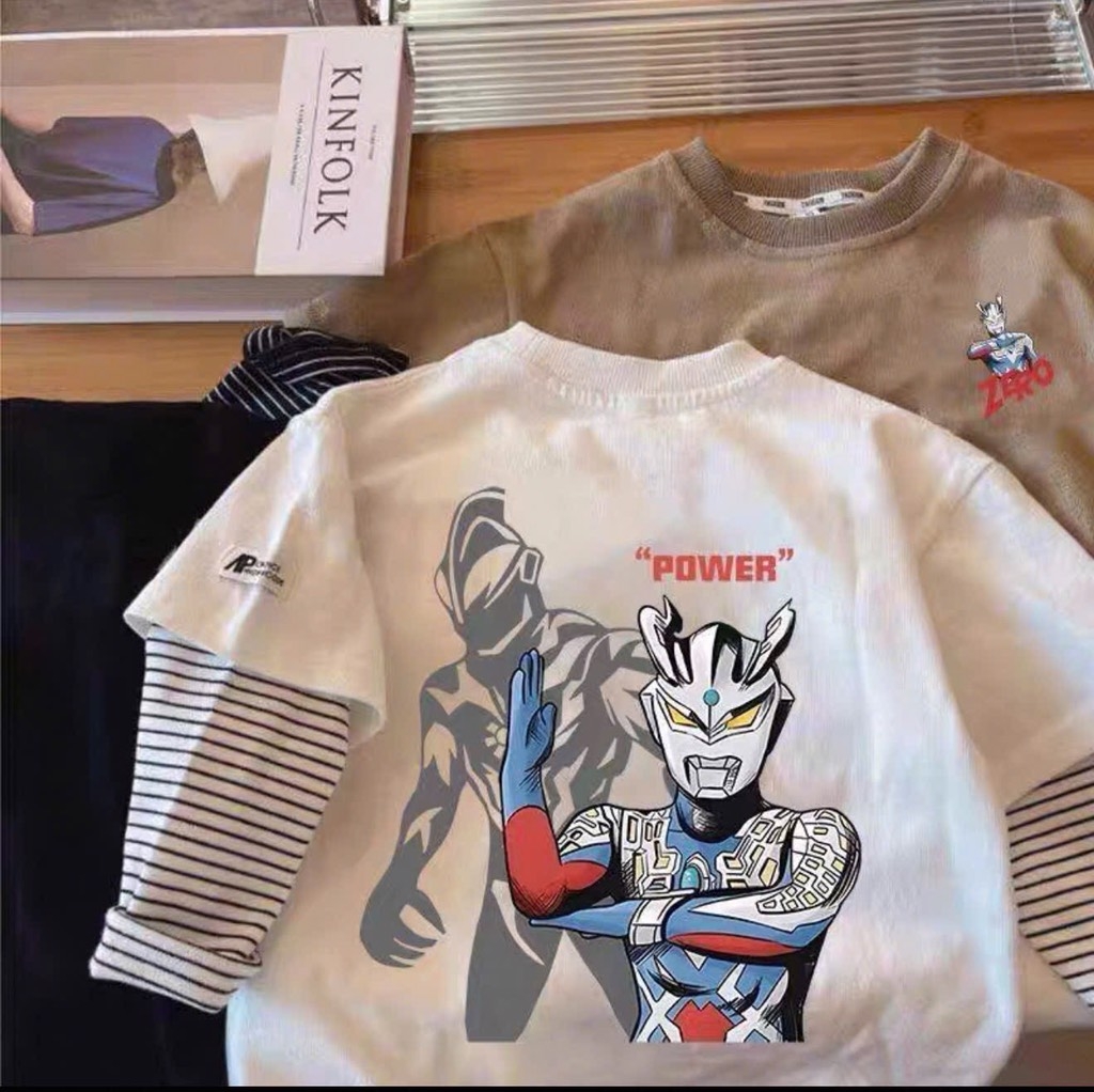 COMBO 3 ÁO SIÊU NHÂN GAO ZERO DÀI TAY BÉ TRAI