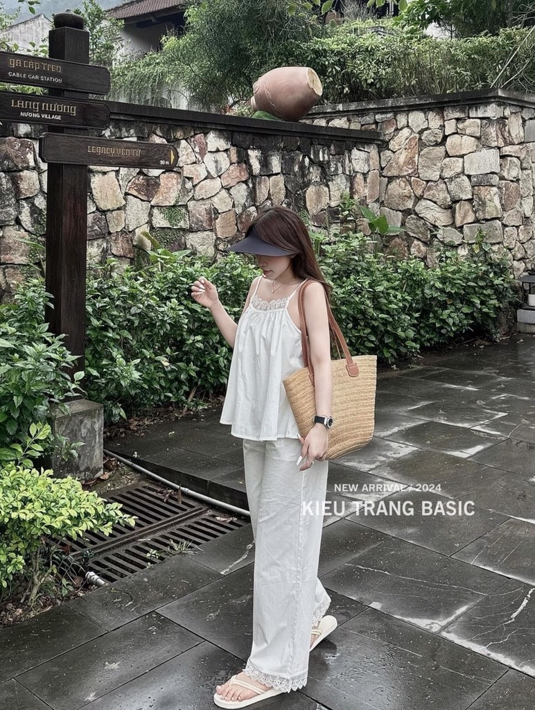 SET ÁO 2S PHỐI REN KÈM QUẦN SUÔNG(XẢ 119k)