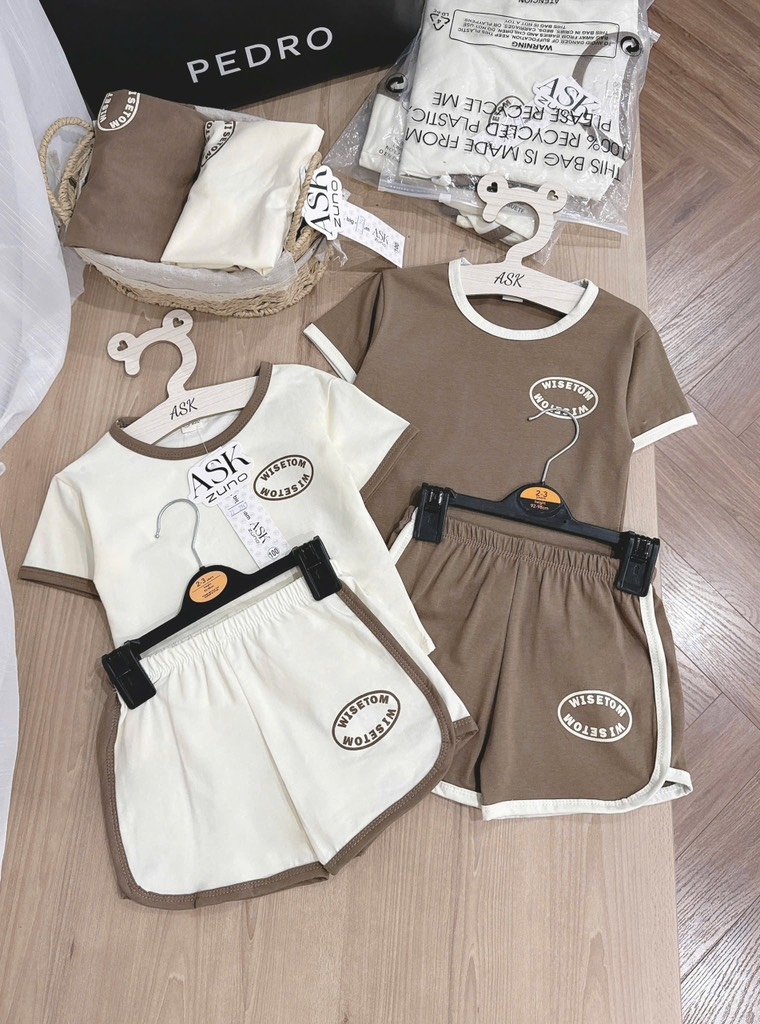 SET 2 BỘ WISE BÉ TRAI BÉ GÁI
