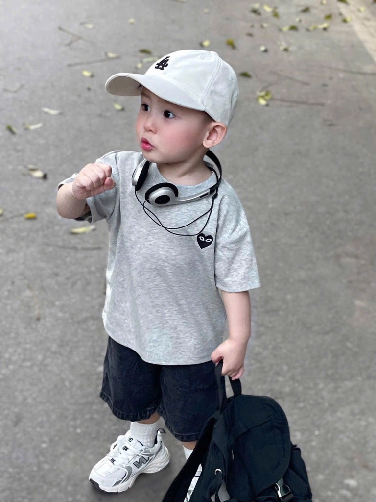 SET 3 ÁO COTTON THÊU TIM CHO BÉ TRAI XUẤT XỊN NEW 2025