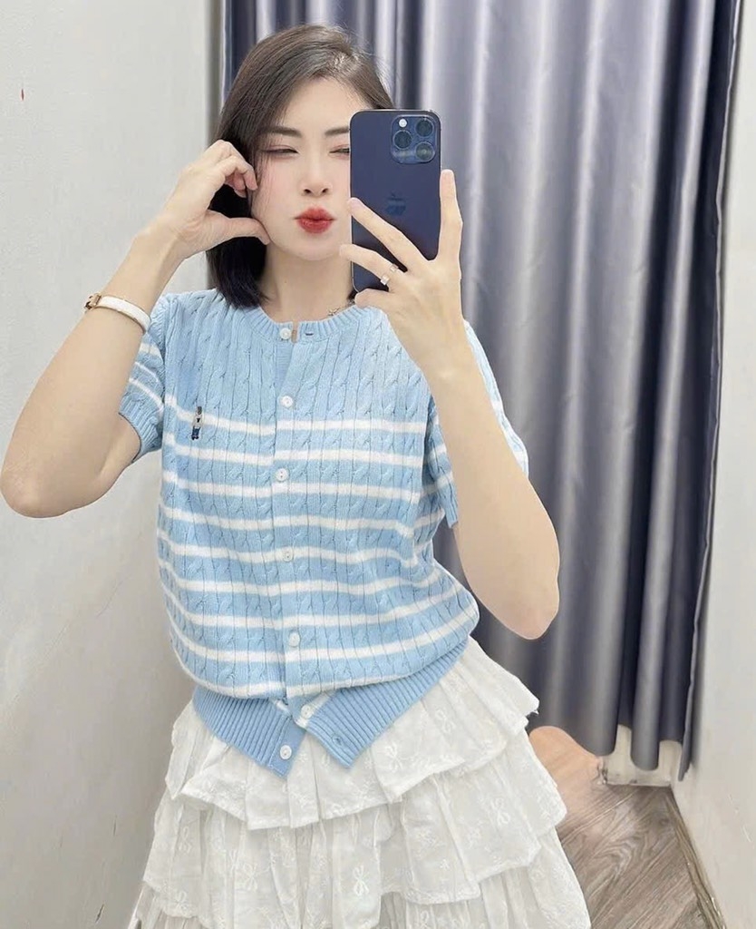 LEN CDG KẺ XANH CỌC TAY