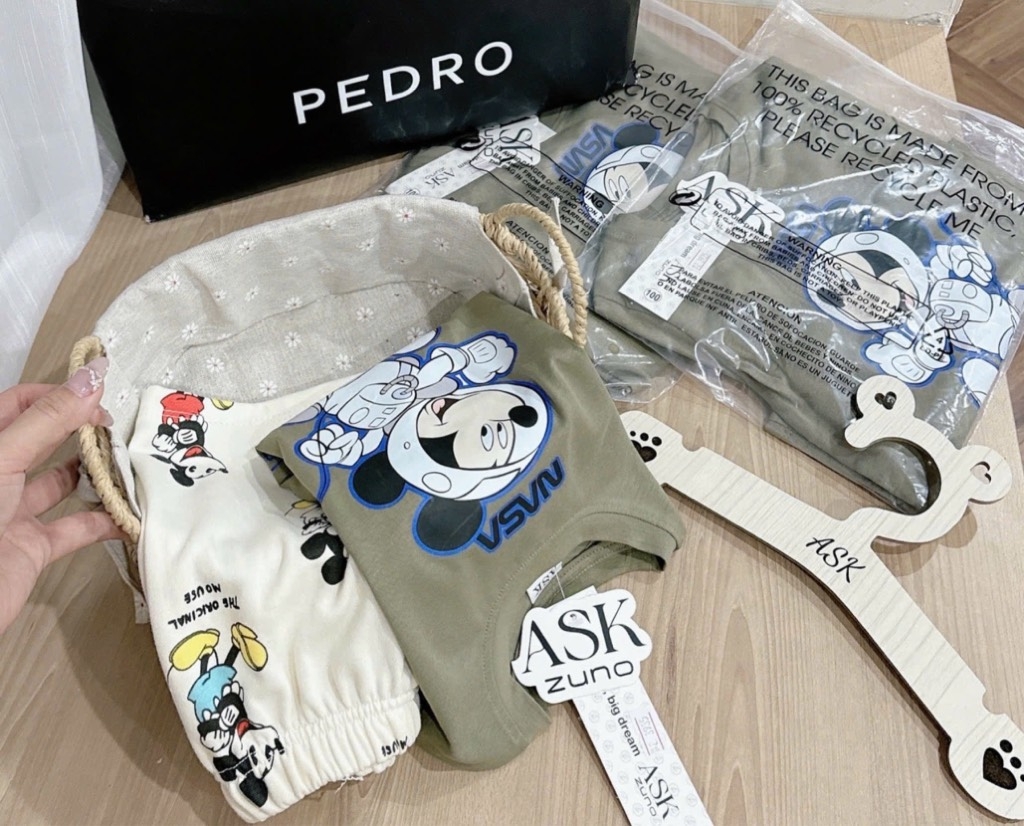 SET BỘ CỘC MICKEY RÊU BÉ TRAI SẴN( xả 59k )