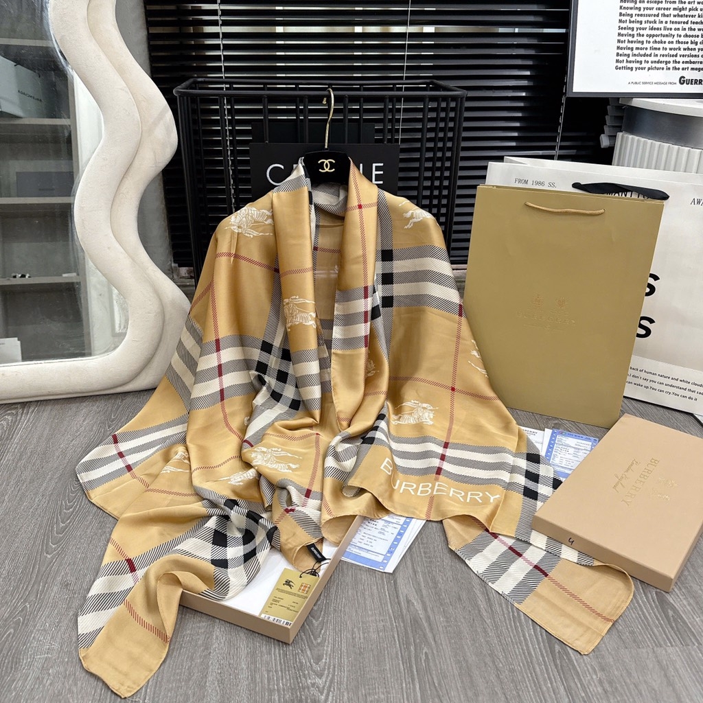 PHỤ KIỆN - SET KHĂN LỤA QC SANG XỊN MỊN NỮ THU ĐÔNG