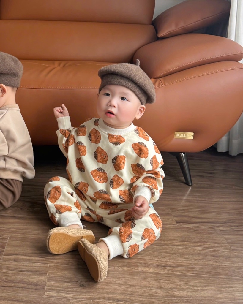 BỘ NỈ DÀI BST COVER BÉ TRAI 4 MÀU