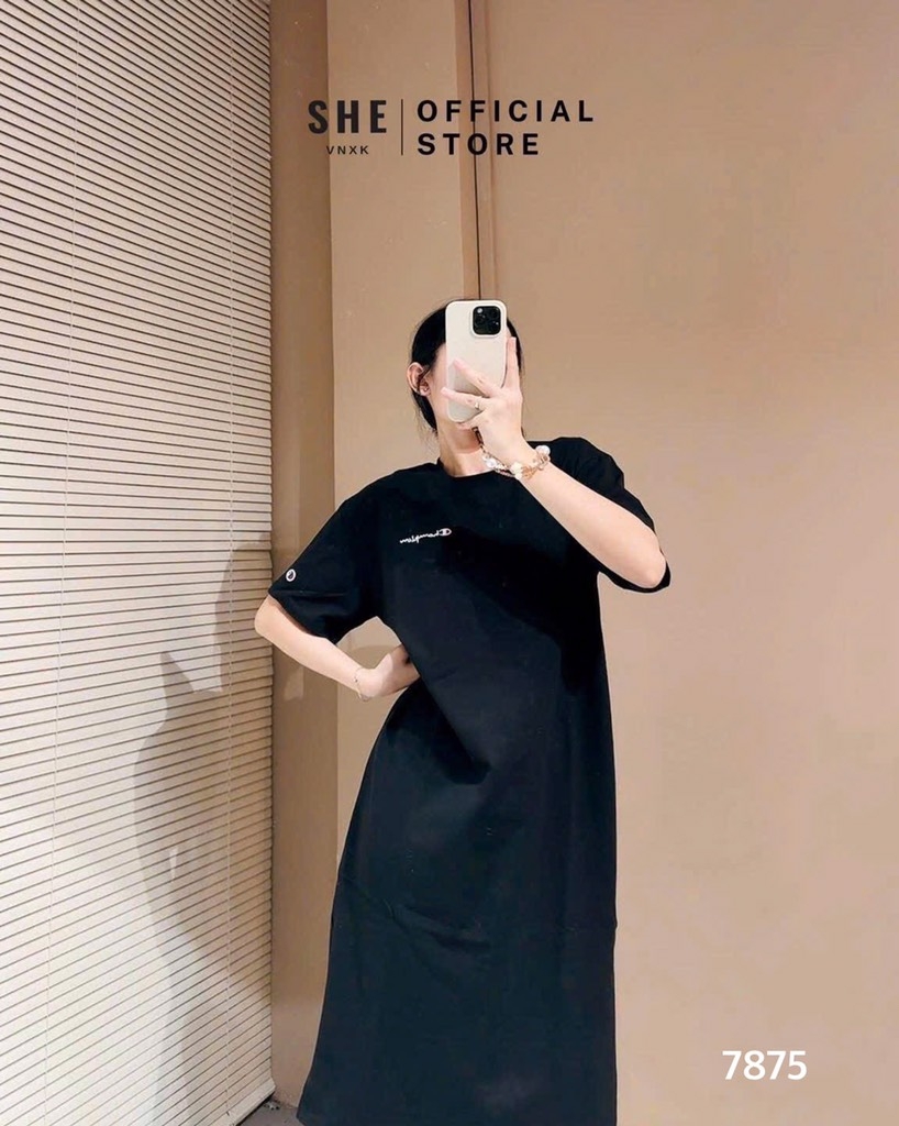 VÁY CHAMPION 2 MÀU XUẤT DƯ NỮ SẴN( xả 105k)