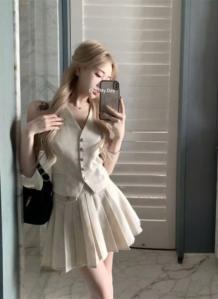 SÉT VÁY SÁT NÁCH LINEN NỮ SẴN