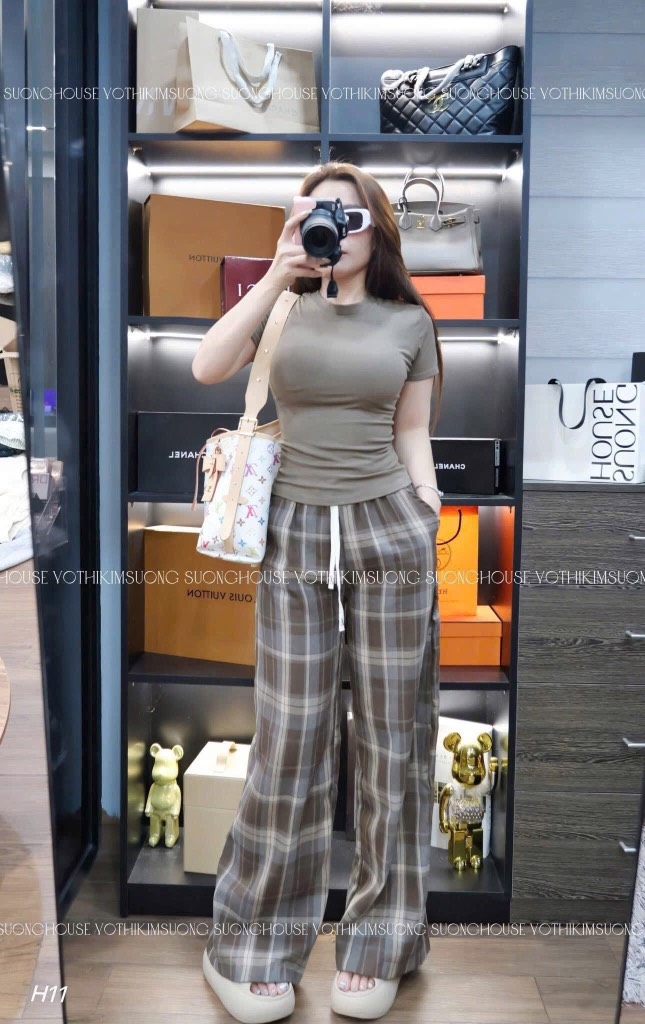 SET KẺ QUẦN 2 LI NỮ